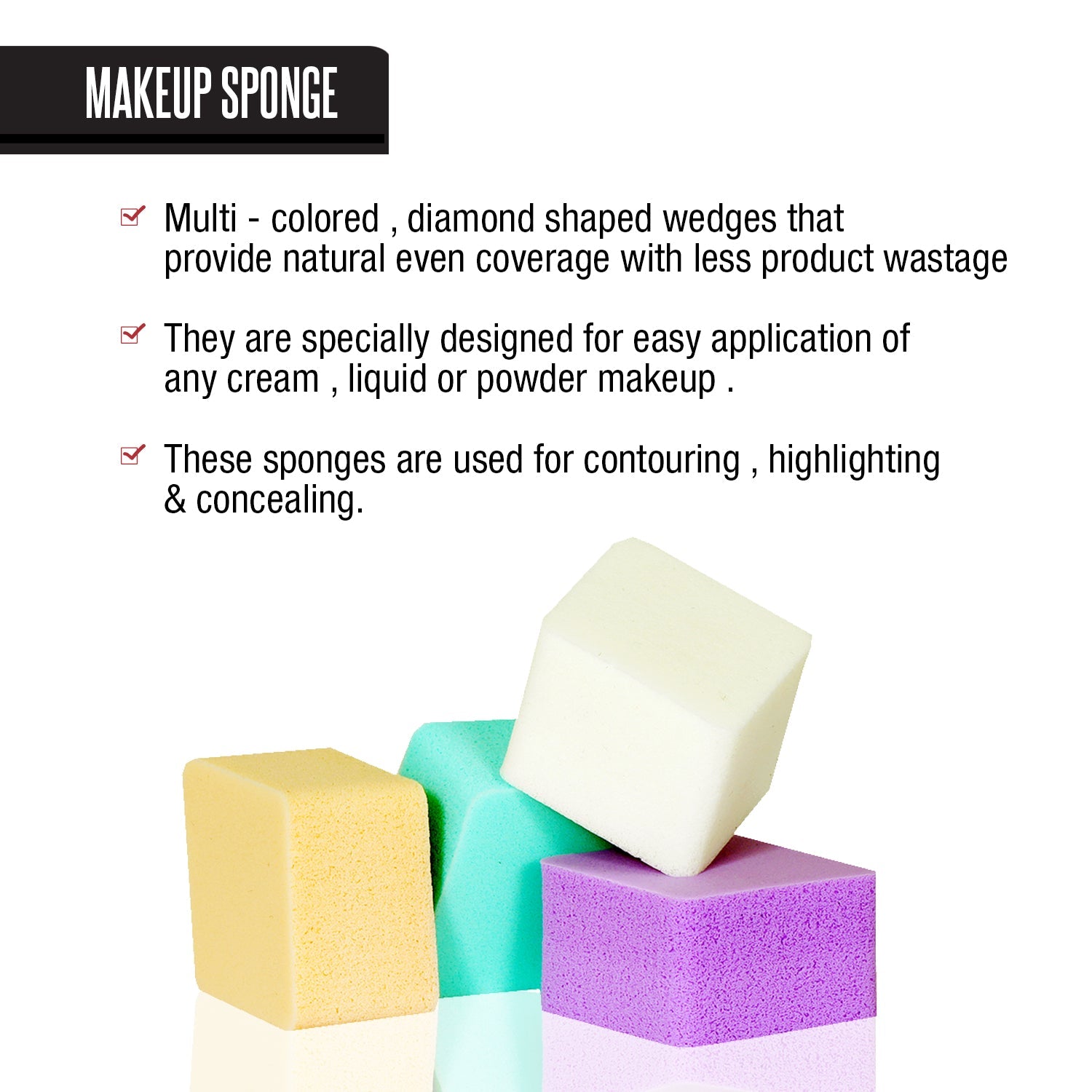 Makeup Sponge Set Of 4